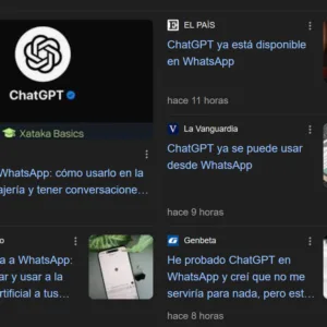 ChatGPT en WhatsApp